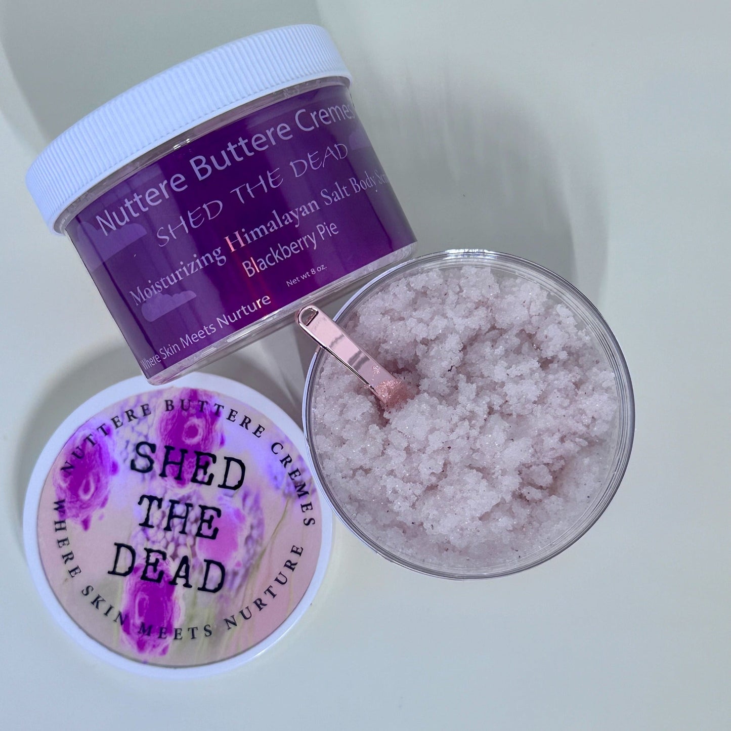 Image of Shed the Dead Body Scrub in Himalayan Salt - Natural Exfoliating Scrub for Smooth & Radiant Skin.